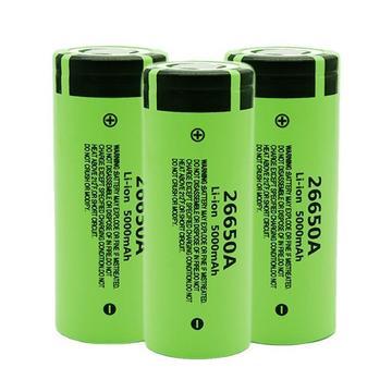 松下26650锂电池 5000mah3.7动力单杆机手电筒可充电电池批发